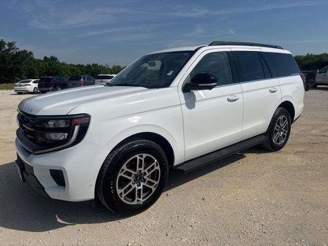 2025 Ford Expedition Active in Oxford White — front three-quarter view