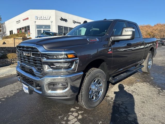 2026 RAM Ram 2500 RAM 2500 TRADESMAN CREW CAB 4X4 6'4' BOX in Granite Crystal Metallic Clear-Coat Exterior Paint — front three-quarter view